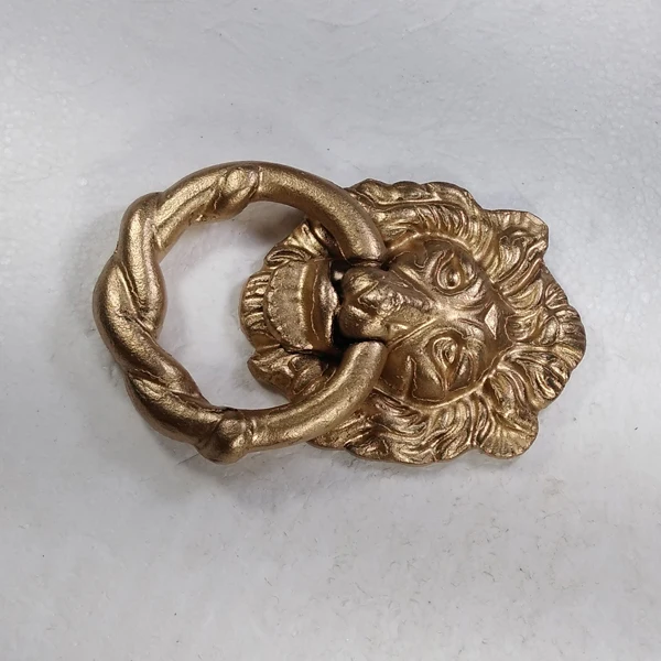 ESplanade Georgian Oval Brass Door Knocker - Classic Yellow Brass Design For Traditional Entryways