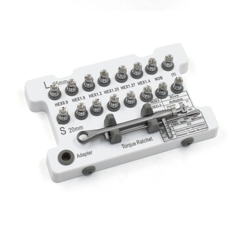 Kit D’implants Dentaires Universel ORALSPLY - Clé à Cliquet Et Tournevis Inclus