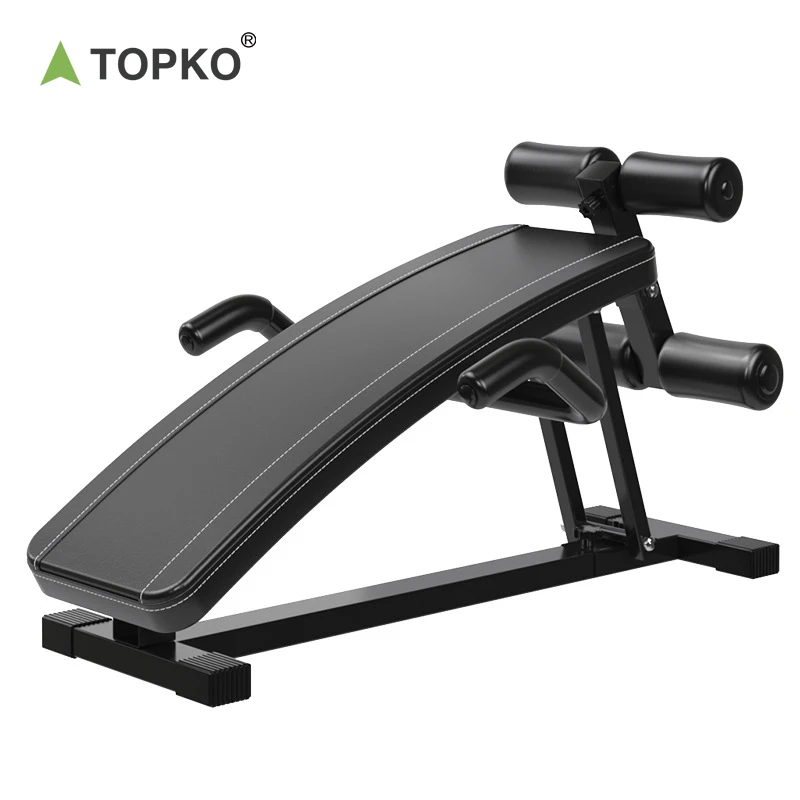 Topko Portable Sit Up Bench Bodybuilding Home Gym Multi Function Bench