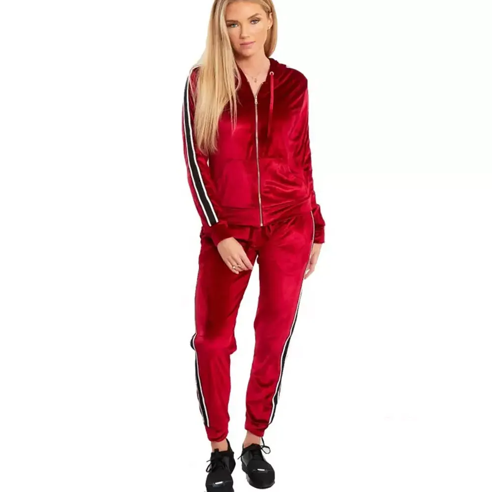 velour tracksuit women