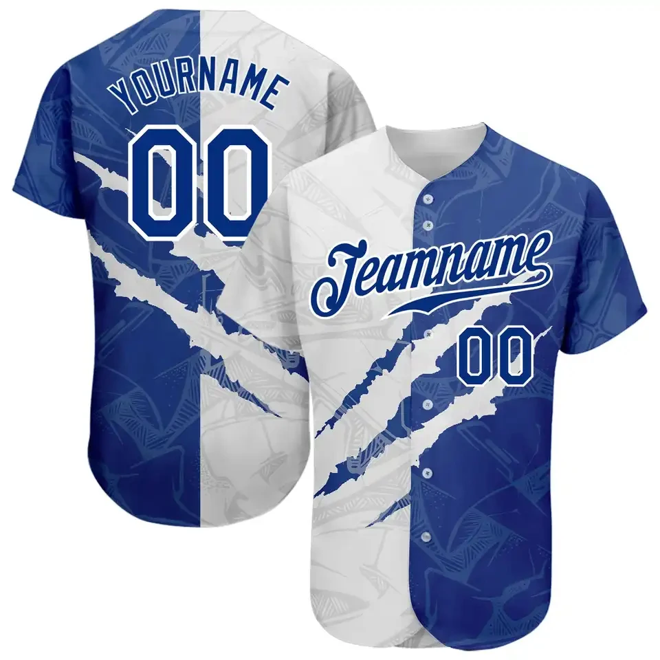 Custom Sublimated Team Name Logo Number Printing Sports Baseball