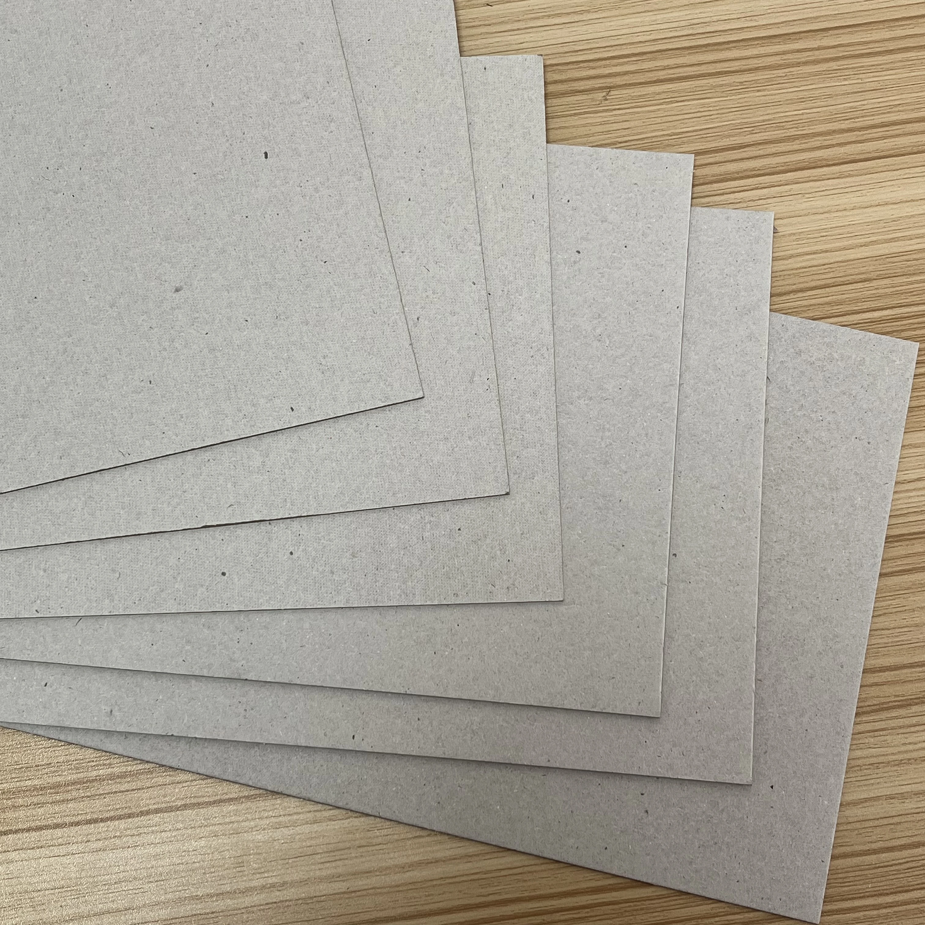 1.0mm 1.5mm 2.0mm Grey Bookbinding Cardboard For High Quality Book Binding