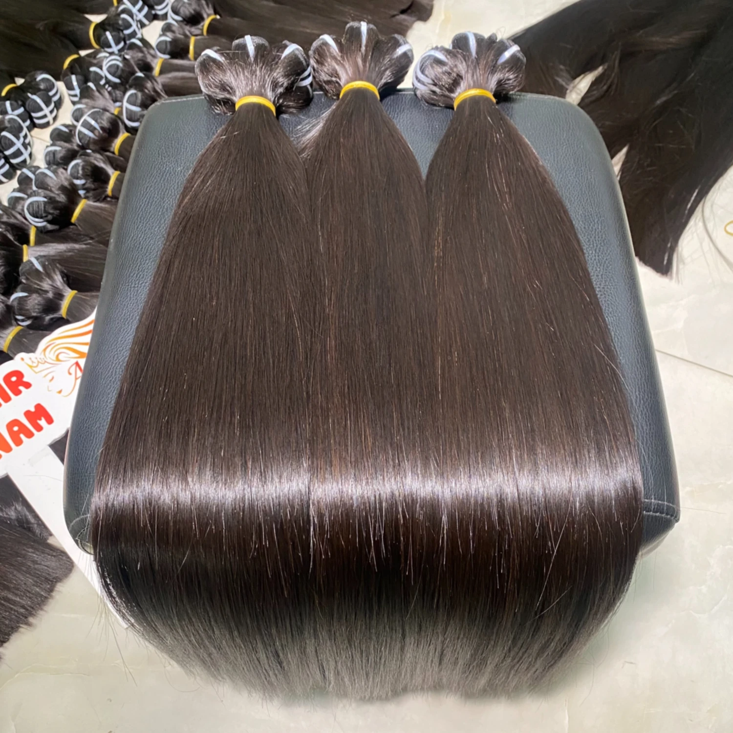 Wholesale Supplier Vietnamese Raw Hair Unprocessed Virgin Natural Silky Bone Straight Virgin 7537