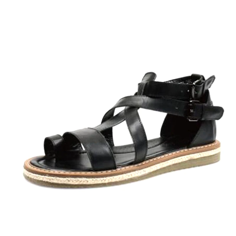 2022 Latest Design Handmade Fashionable Black Casual Sandals For Men