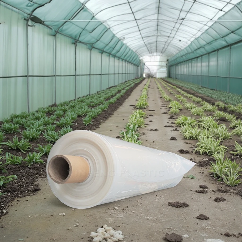 INFUNPLASTIC 150 Micron UV5 PE Greenhouse Film Agricultural Plastic Cover Roll