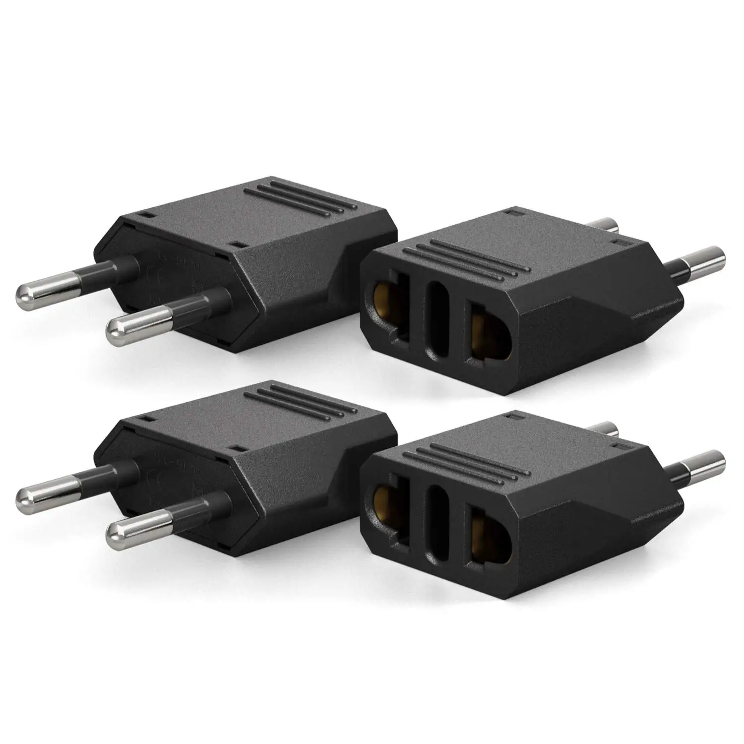 Premium Quality Unidapt European Travel Plug Adapters Us To Europe ...