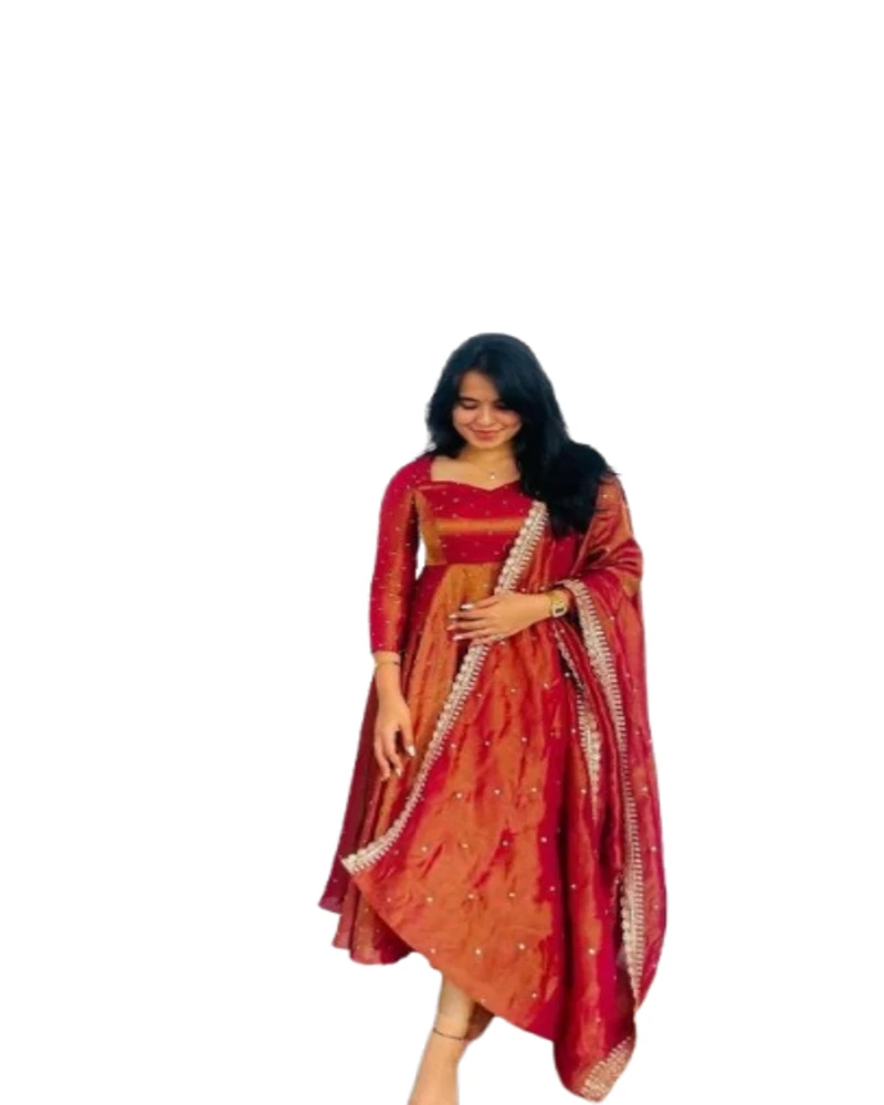 Indian Handmade Ethnic Long Cotton Kurti Tunic Dress with Hand Work Plus  Size Silk Salwar Kurtis for Women Wholesale Rate