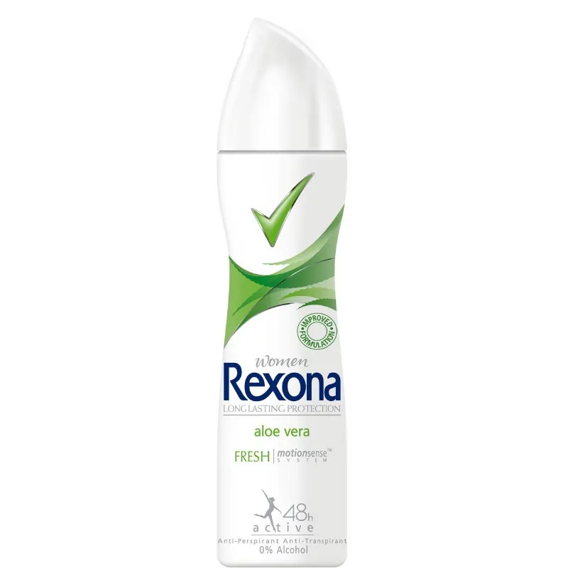 Rexona deodorant anti-perspirant spray for women Aloe Vera 200ml - Pack of 6