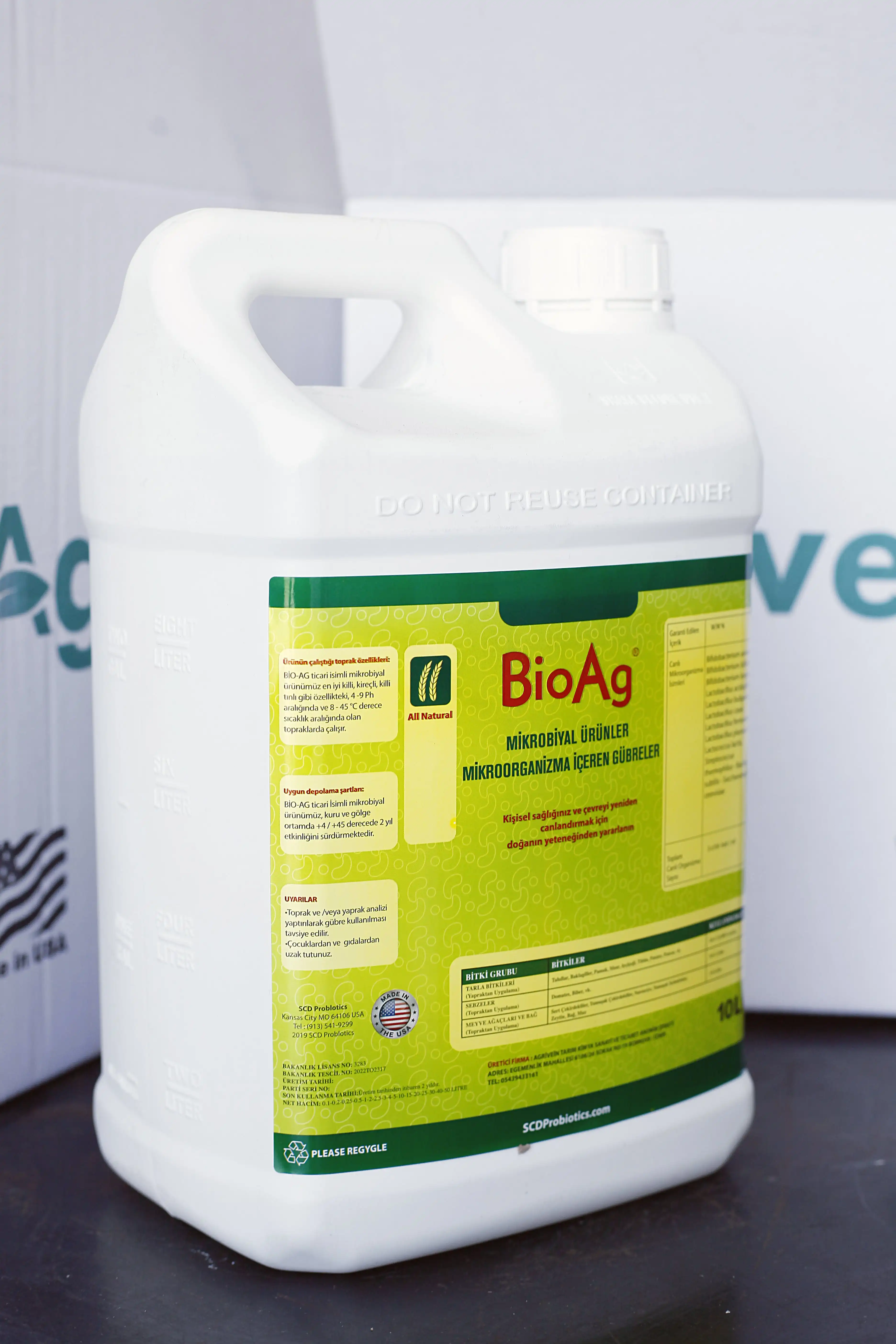 Organic Liquid Compound Microbial Agricultural Fertilizer Solution 5 L