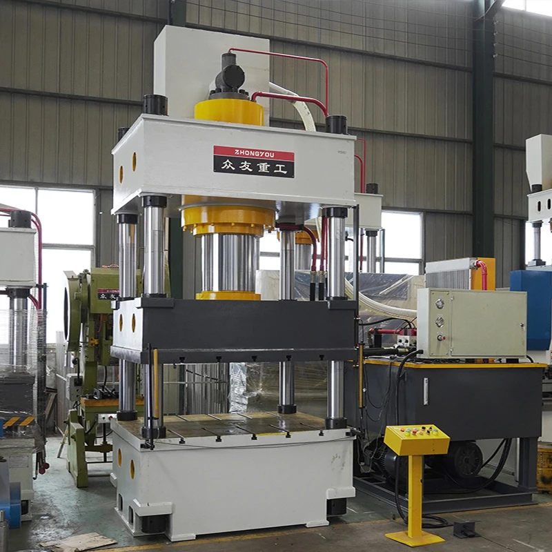 Factory Direct Sale 4 Column 500 Ton Multifunctional Can Be Customised Four Column Hydraulic Press Machine With PLC Price