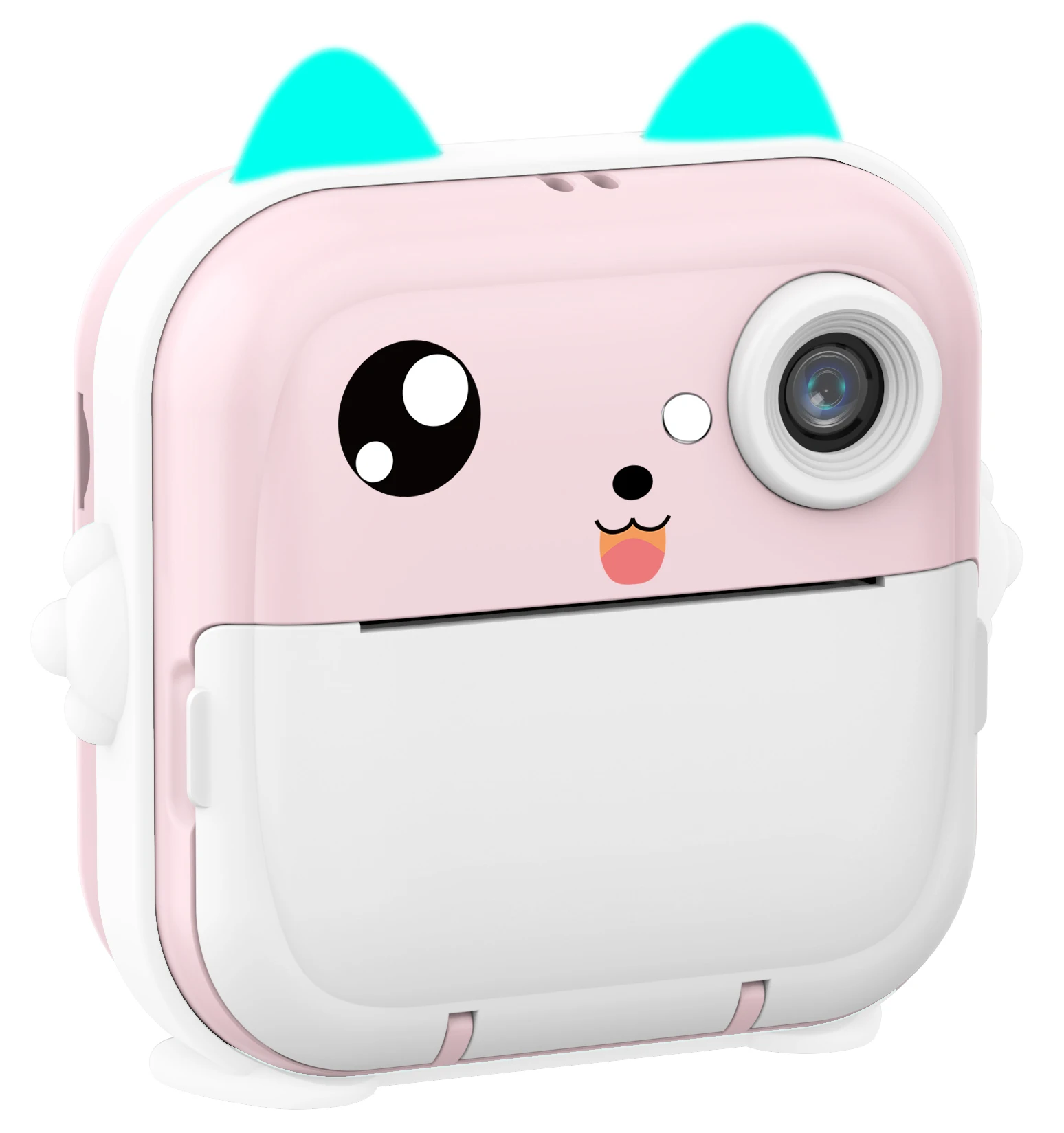 Bluetooth Instant Print Camera 2.4 Inhces IPS 1200mAh Large Battery Rechargeable Type-C Gift Toy
