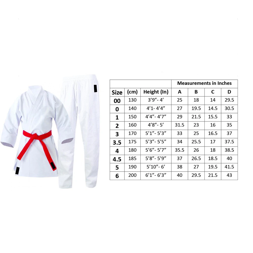 Customized Karate Uniform For Kids Adults Lightweight Student Karate Gi