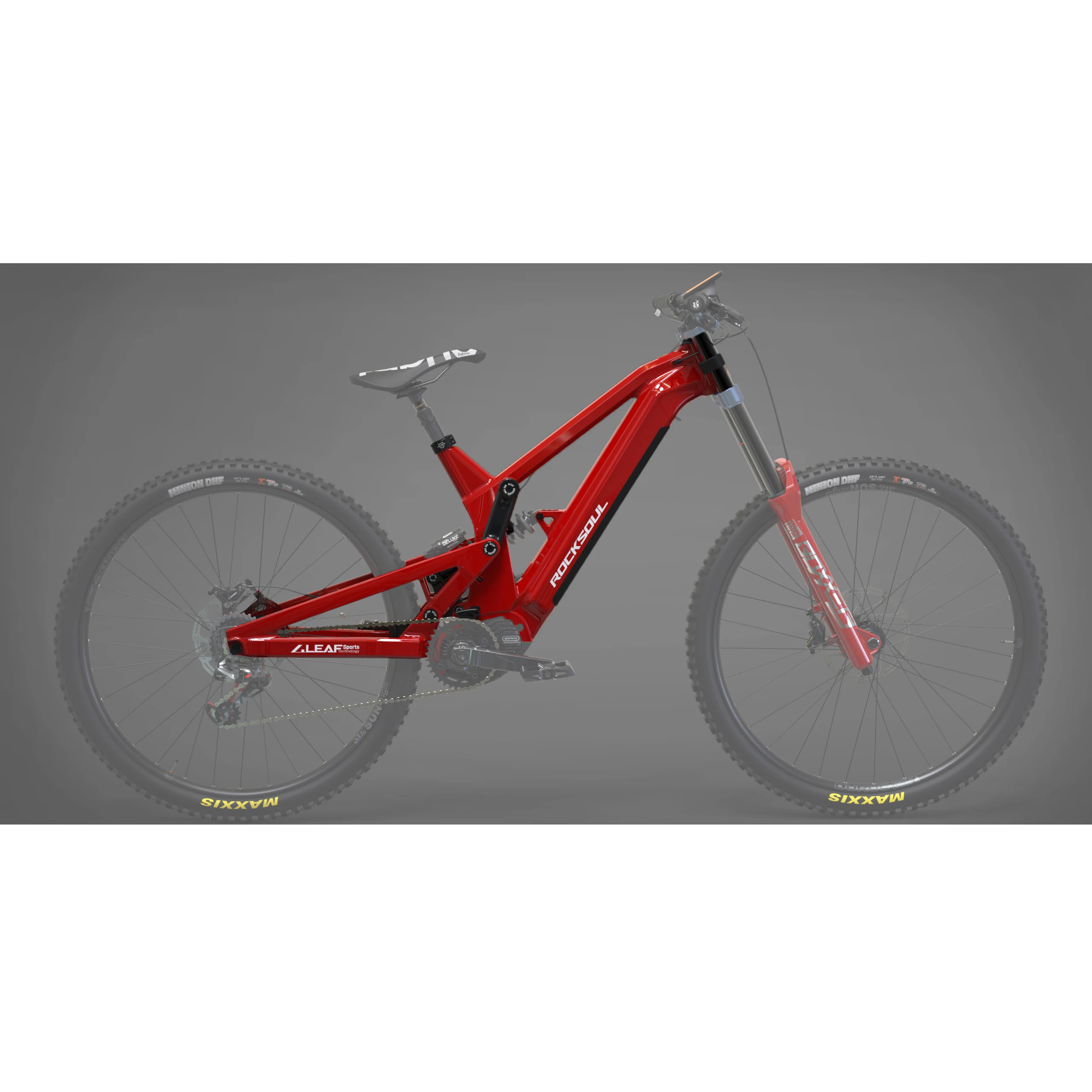 Alibaba Electric Downhill Mountain Bike 4LEAF Ebike Bicycle