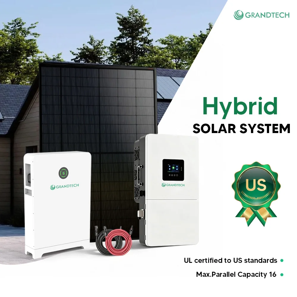 Kit System Stocio Energi Haul Cynlluniadol Grantech 8kW 10kW 12kW 20kW 12kVA Cyfan yn Un System Pwrpasau Haul ar gyfer Cartref