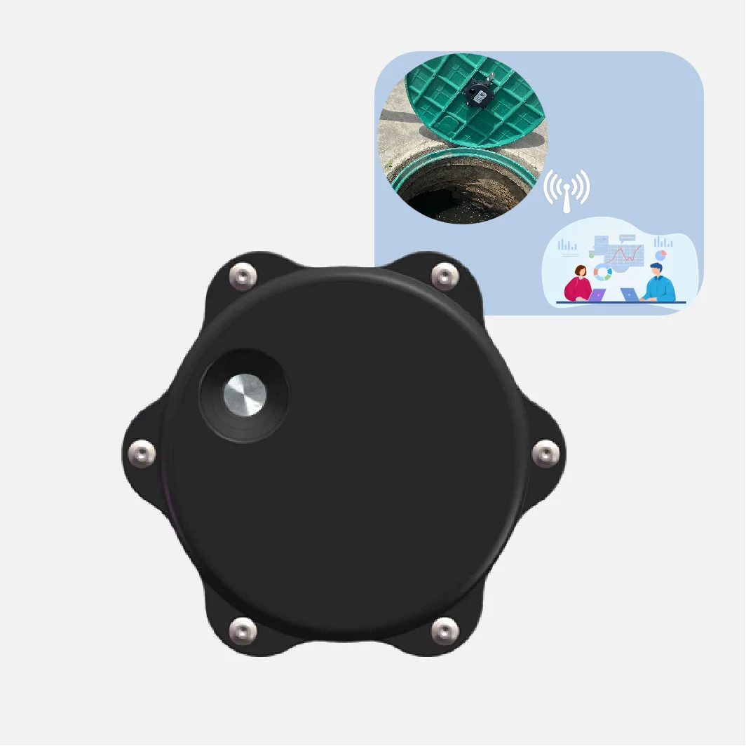 Nb-iot Lorawan Smart Manhole Cover Monitoring Sensor With Tilt Angle ...