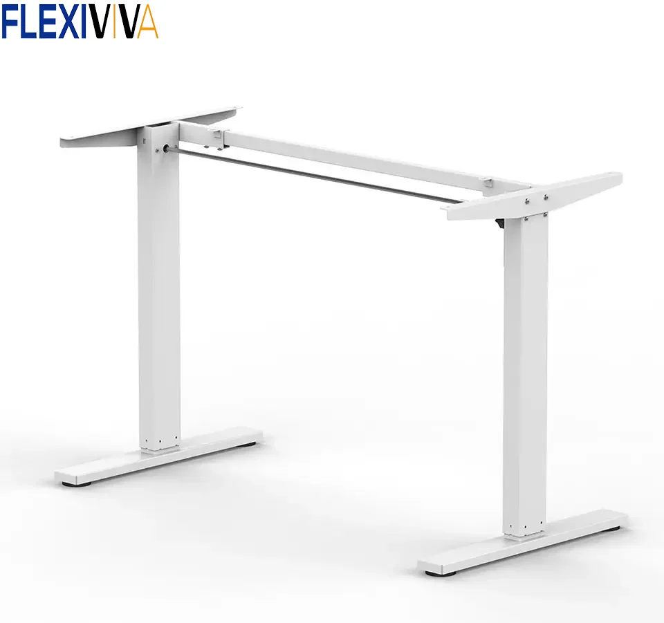 Single Motor Height Adjustable Electric Standing Desk Sit Stand Table ...