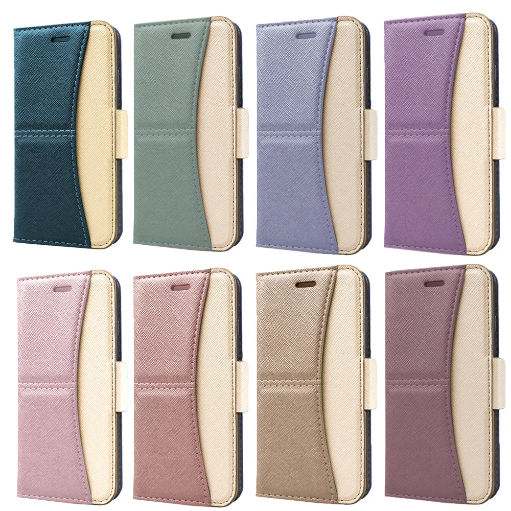 Elegant Contrast Color Mobile Phone case Compatible for IPhone14 Arrow Xperia 1 V 10 5 Ace Aquos Sense 7 8 Pixel 7a galaxy A54