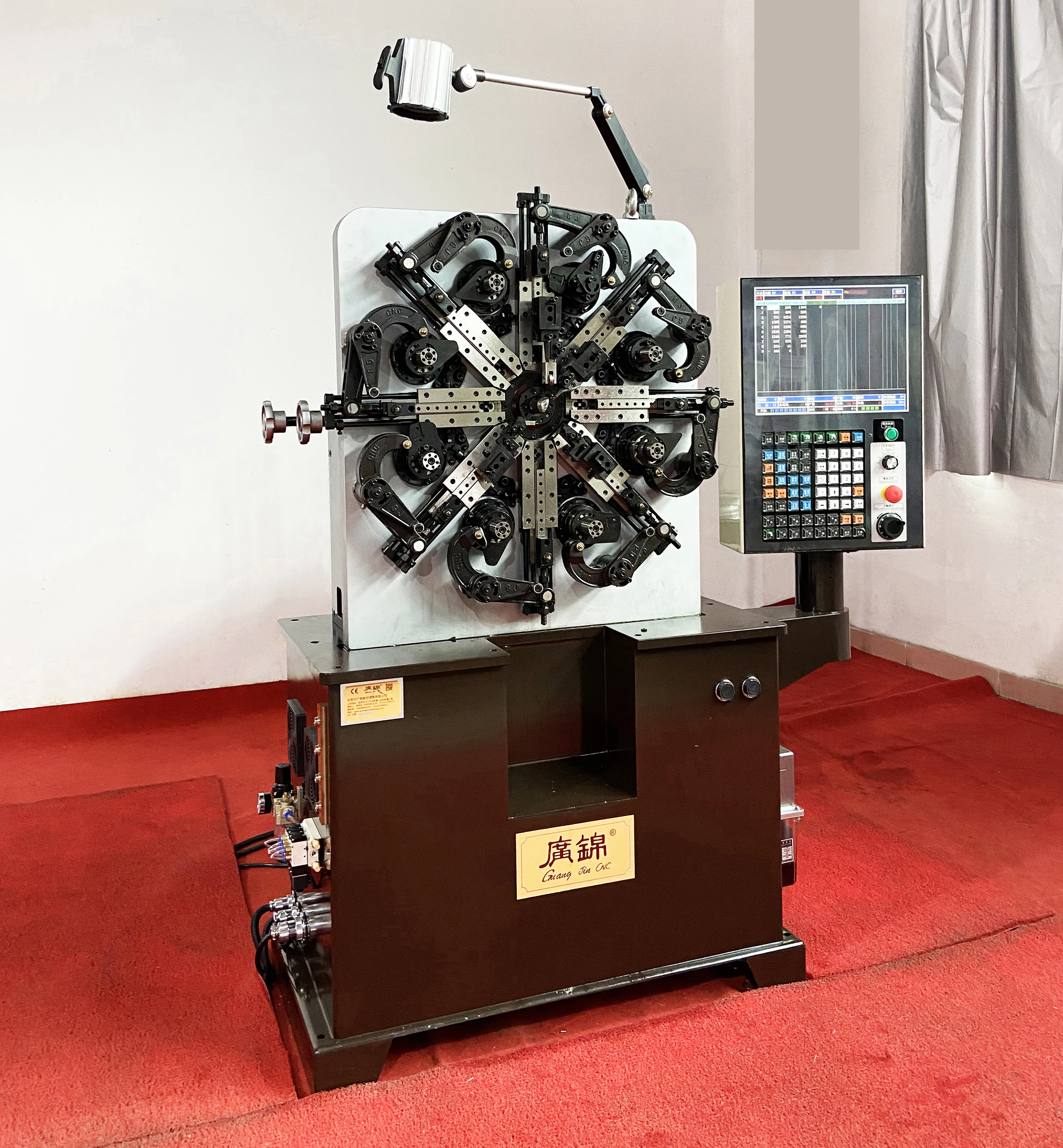 CNC Spring Forming Machine for Picture Hangers Art Decor Holding Clips Cam Link Spring Machine Manufacturer Over 20 Years