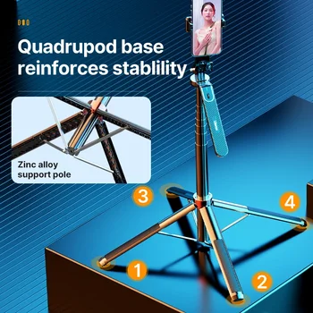 ULANZI MA09 Extendable Selfie Stick Tripod Stand detail image