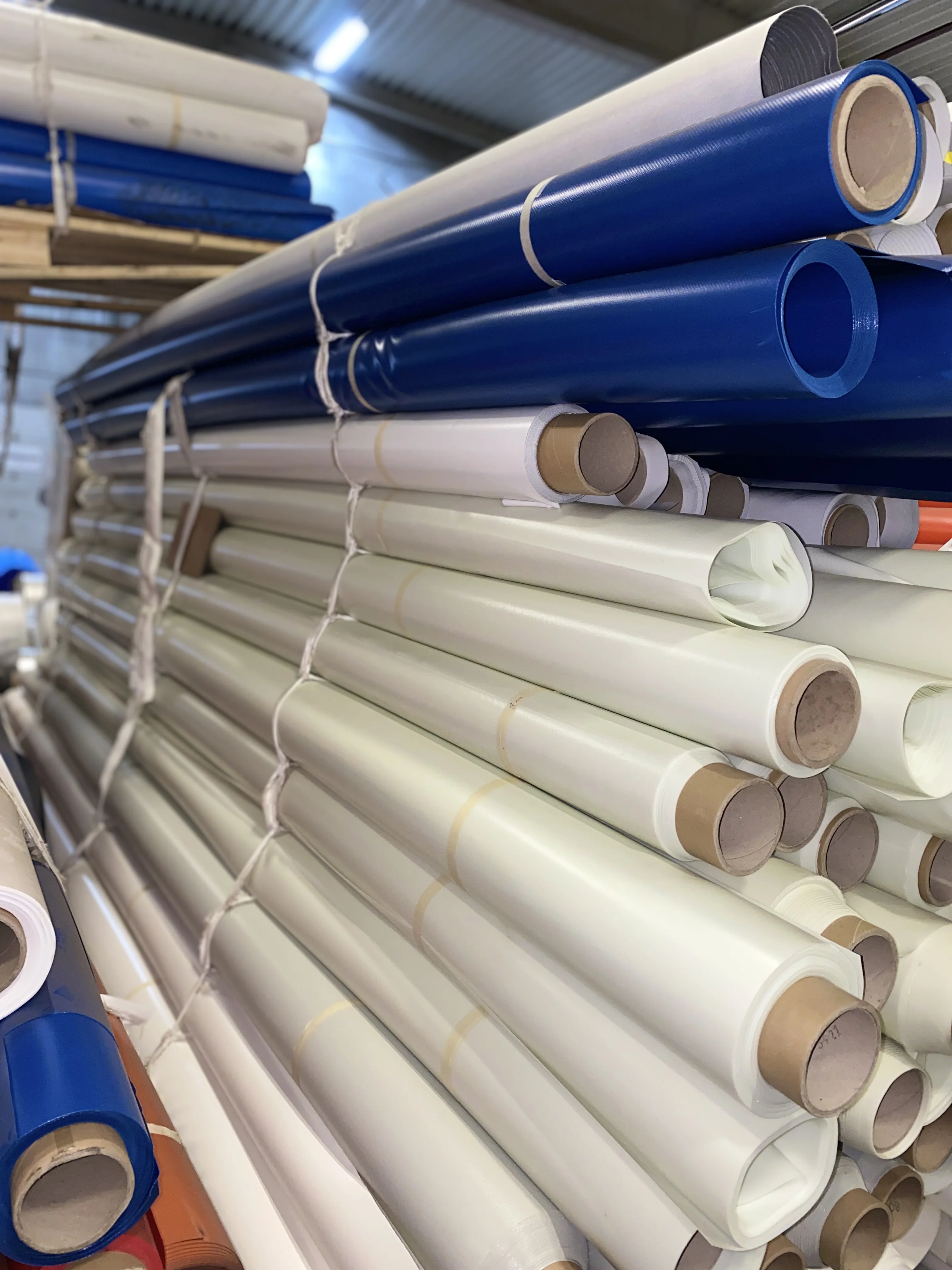 PVC Tarpaulin Roll Color Waterproof Bache Fabric Wholesale Stock Lot 450 Gsm - 900 Gsm for Truck Tent