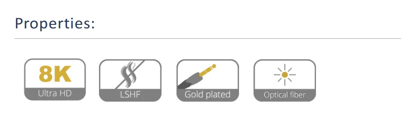 Optical Fiber HD Link Port Cable Drum Armored 8K TPU Covered Cable for Audio Video TV HD 2.1 Type a to Type a