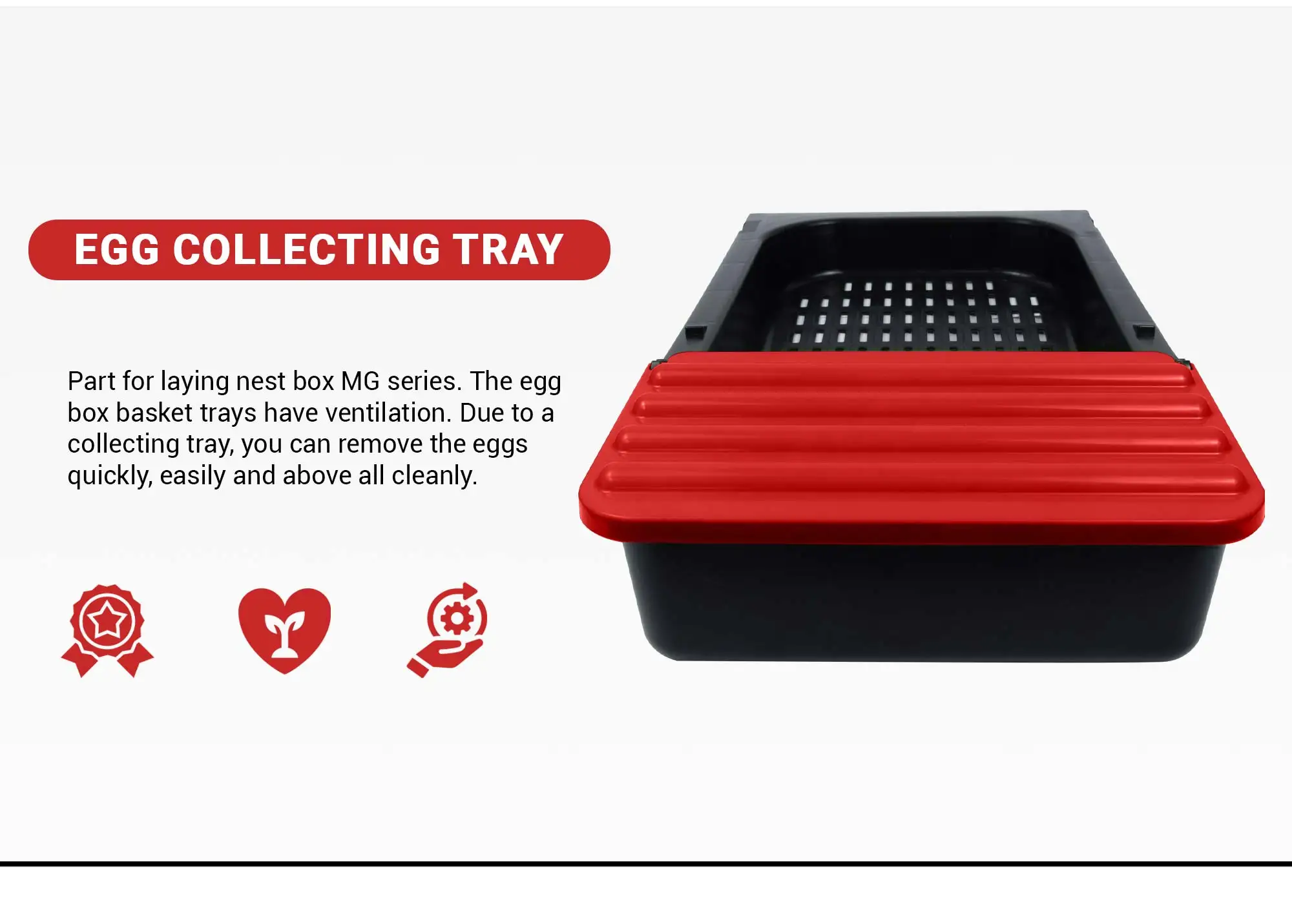 Nestomatic Roll Away Nest Box Egg Collecting Tray With Good Ventilation