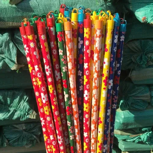 Stylish and Durable DECORATIVE PATTERNED BROOM HANDLE PVC Material Made in Vietnam