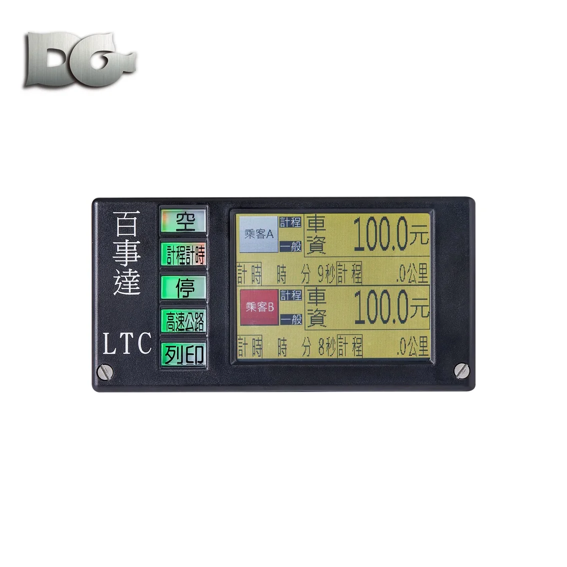 Customized User-Friendly BASTA BA-2 TFT Touch LCD Taxi Meter GPS Tracking LED Speedometer Inbuilt Printer Voice Announcement