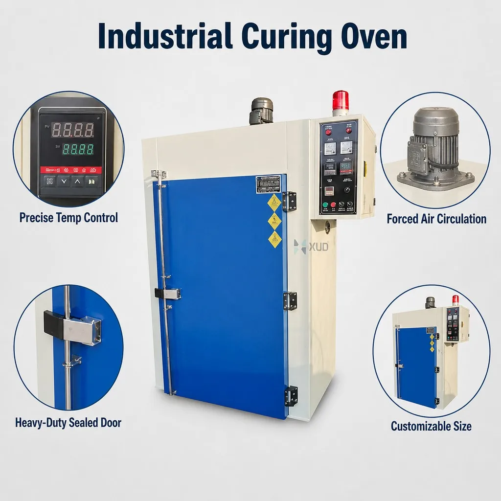 Batch Type Glue Curing Oven Varnish Baking Oven Powder Coating Curing Oven 0-300C for Industrial Use
