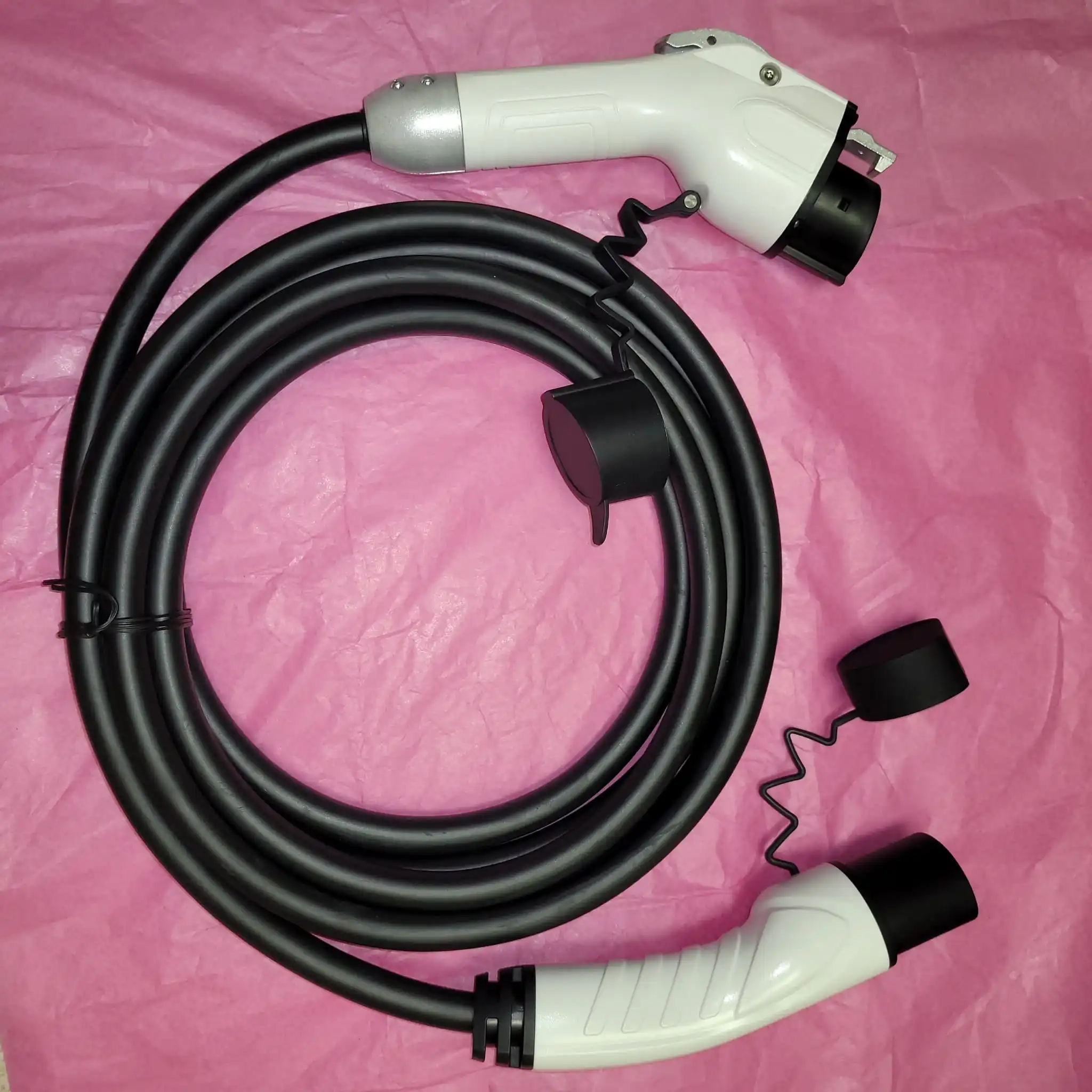 Ev Charger Manufacturer Type 2 To Cee Plug Faster Charger 32a Phase 1 Ce & Rohs Lcd Display