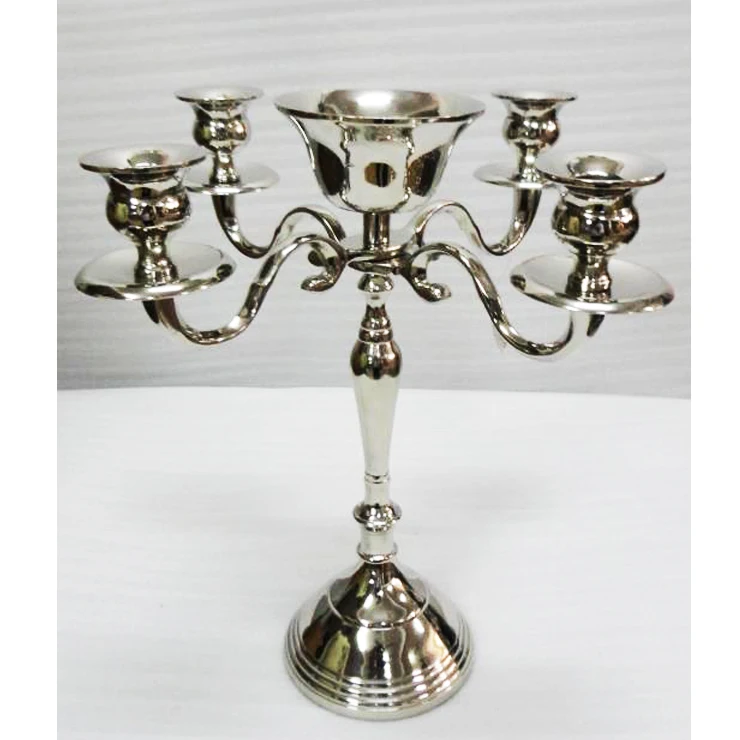 Decorative Aluminum Antique Candle Stand Modern Luxury Vintage Style