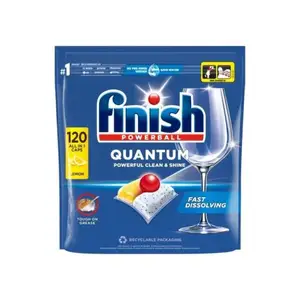 Factory price Finish - Quantum - 82 Count - Dishwasher Detergent - Powerball - Ultimate Clean