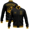 Black Black-Gold Bomber