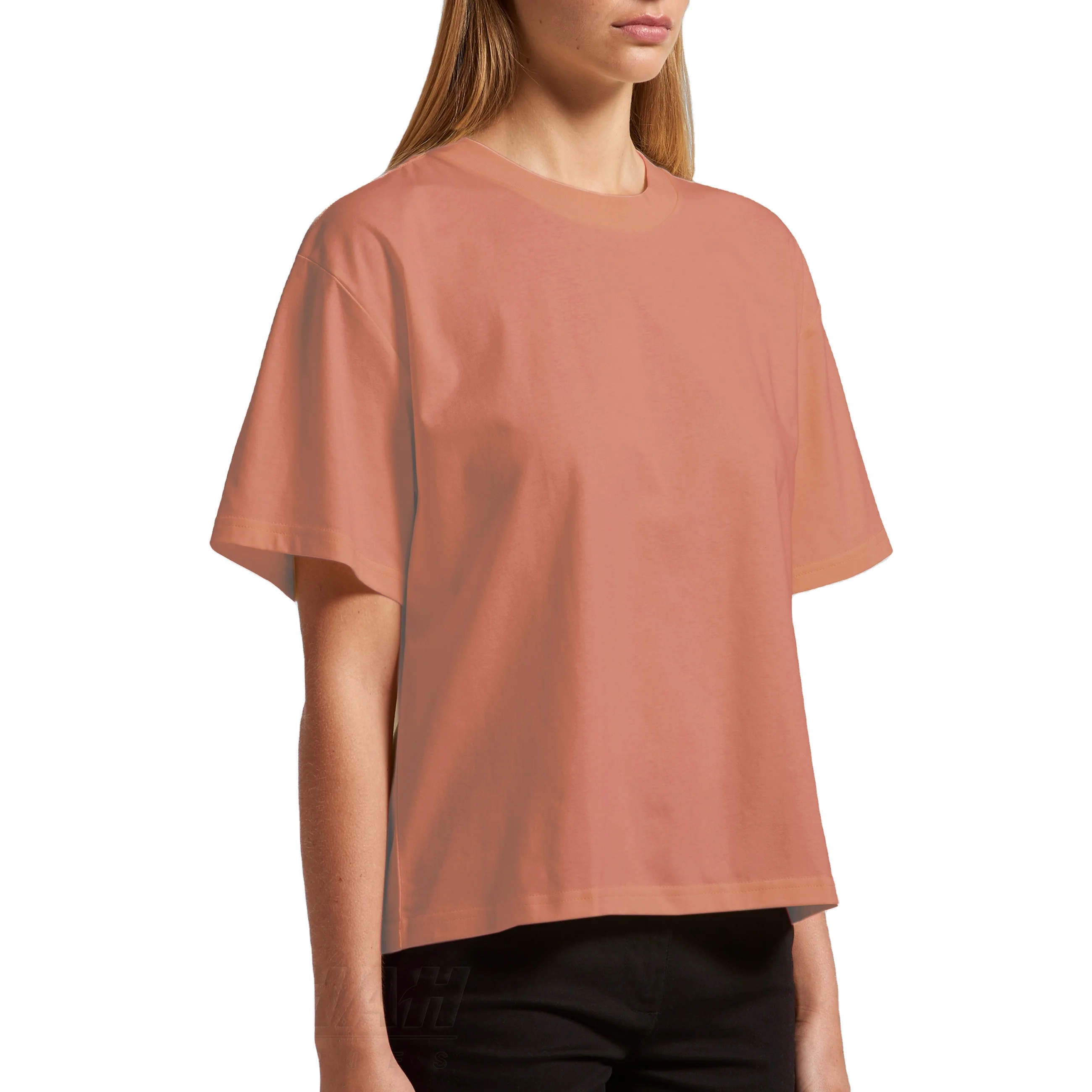 Proshah-camisetas De Algodón Peinado Para Mujer,Camiseta De Algodón 100% De  Longitud Media,Con Hombros Descubiertos,Color Rosa Dorado Y Melocotón - Buy  Las Mujeres Camisetas,Camiseta De Las Mujeres Más El Tamaño De Las Mujeres