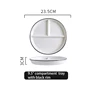 9.5"   3-section (white with black rim)