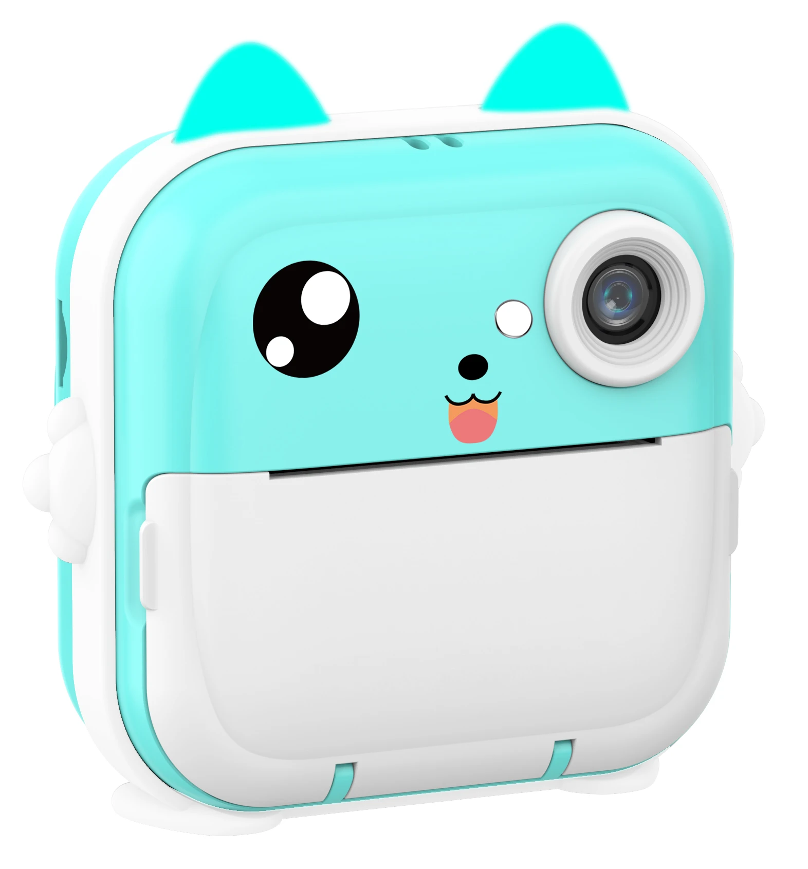 Bluetooth Instant Print Camera 2.4 Inhces IPS 1200mAh Large Battery Rechargeable Type-C Gift Toy