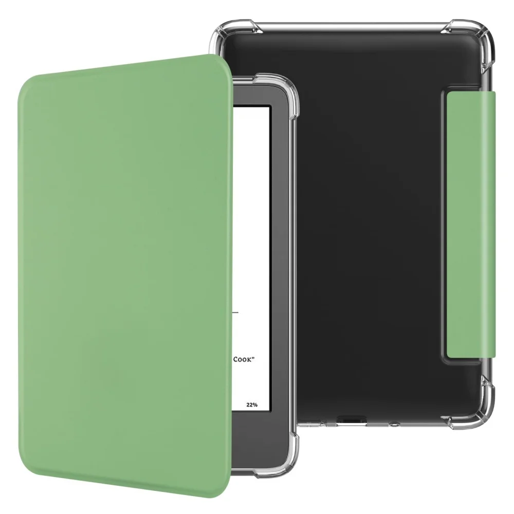 Ultra-Transparent Soft Protective Tpu Case For Kindle 6-Inch Automatic Wake-Up Sleep Function Laudtec