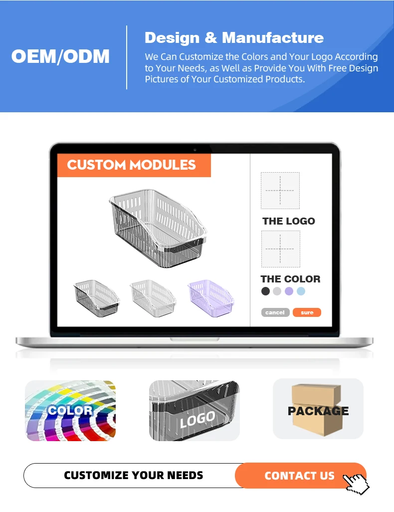 product wanuo clear refrigerator organizer bins fridge storage baskets clear fridge food organizer bins-6