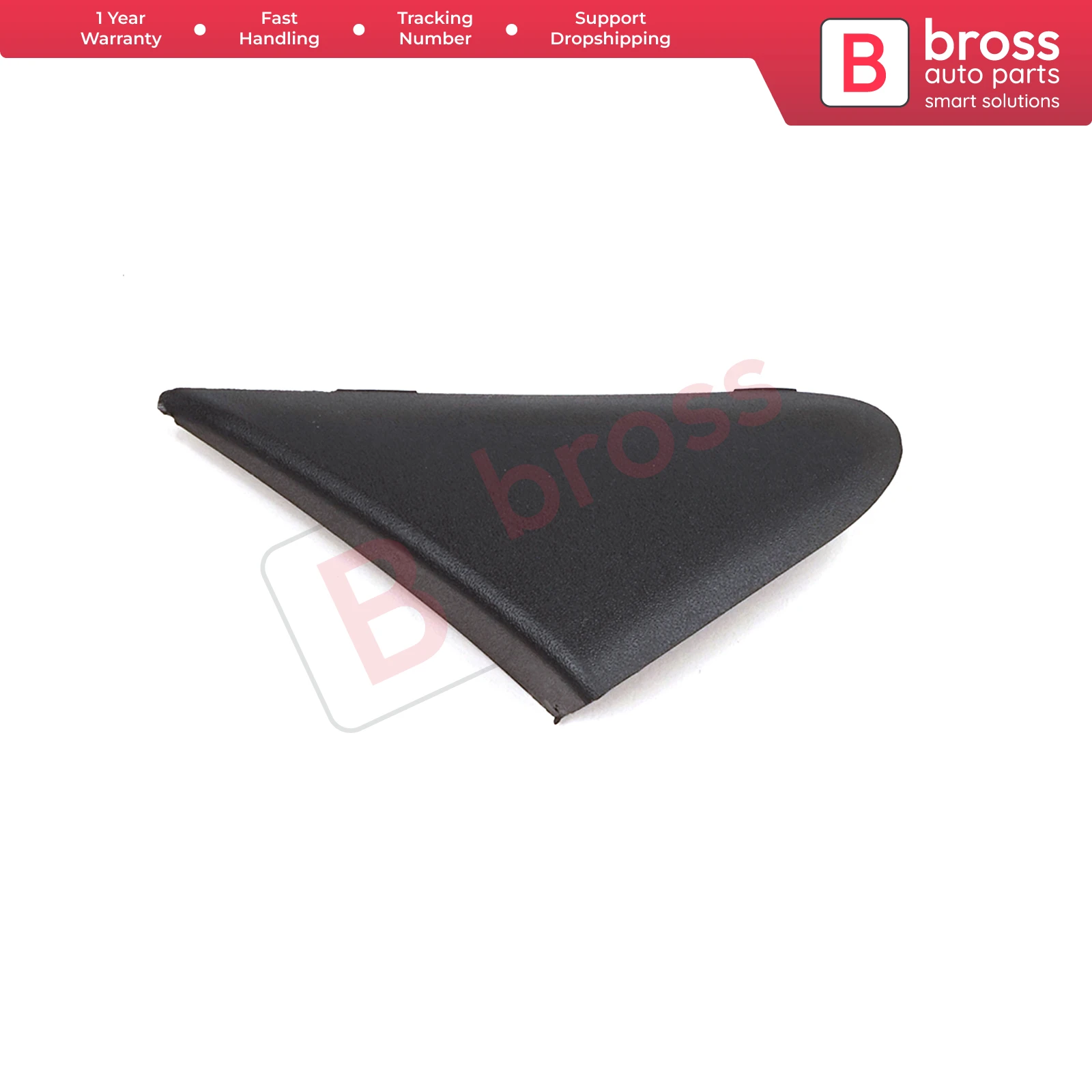 Bsp11342 Right Side View Mirror Triangle Fender Corner Trim Cover For