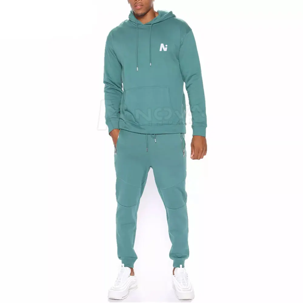 Unique Color Simple Plain Men Tracksuit Best Quality Solid Color Custom