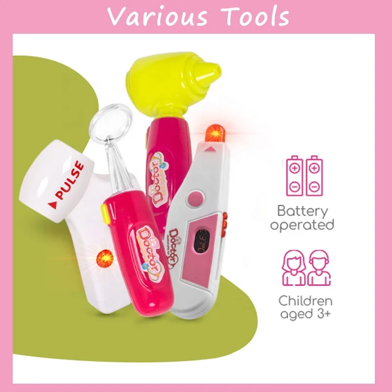 Дошкольные развивающие игры для помещений медицинский набор игрушка врачи игровой двухслойная тележка ролевые