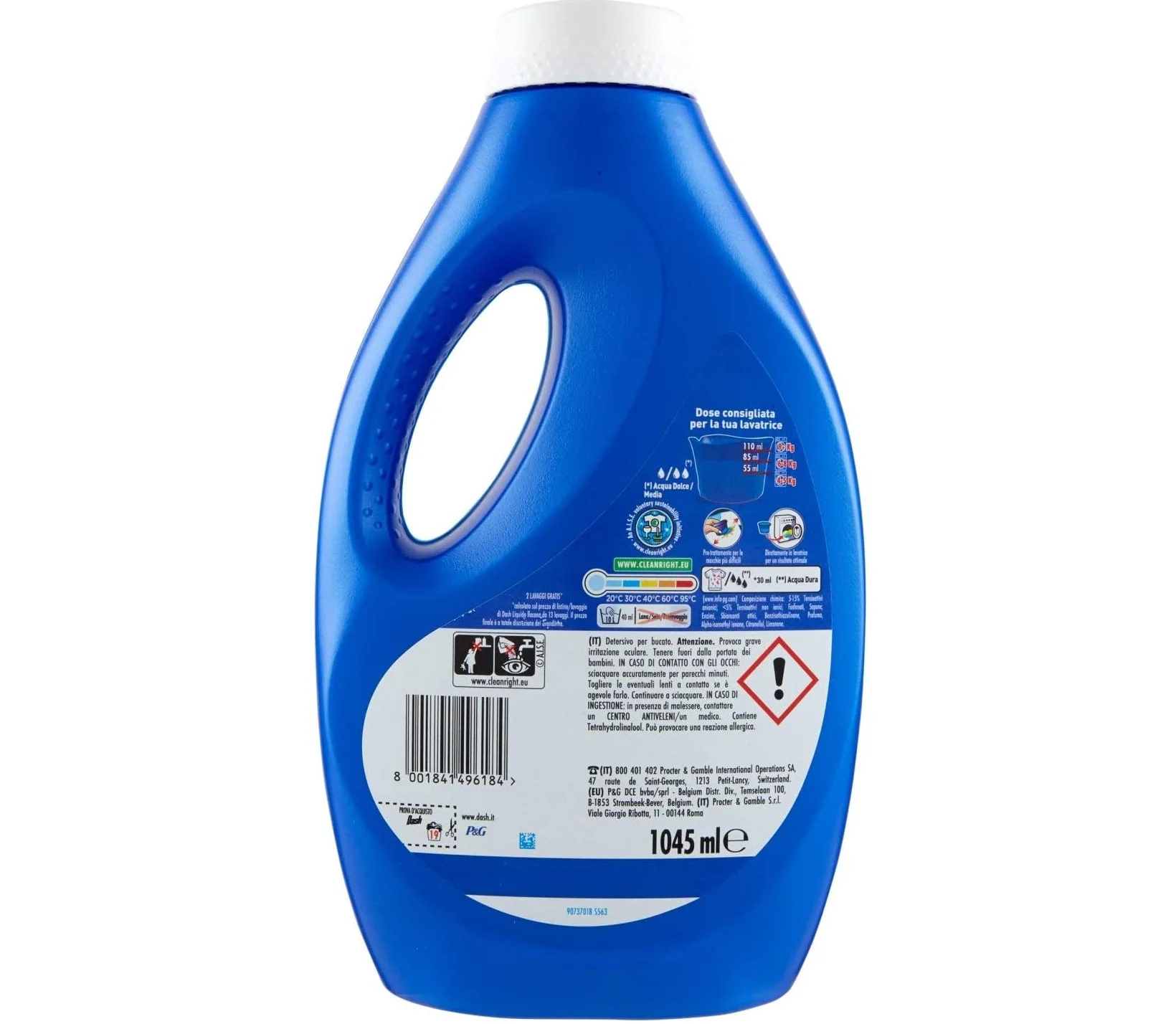 Dash Classic Liquid Detergent Perfect For Stains After Washing 110g ...