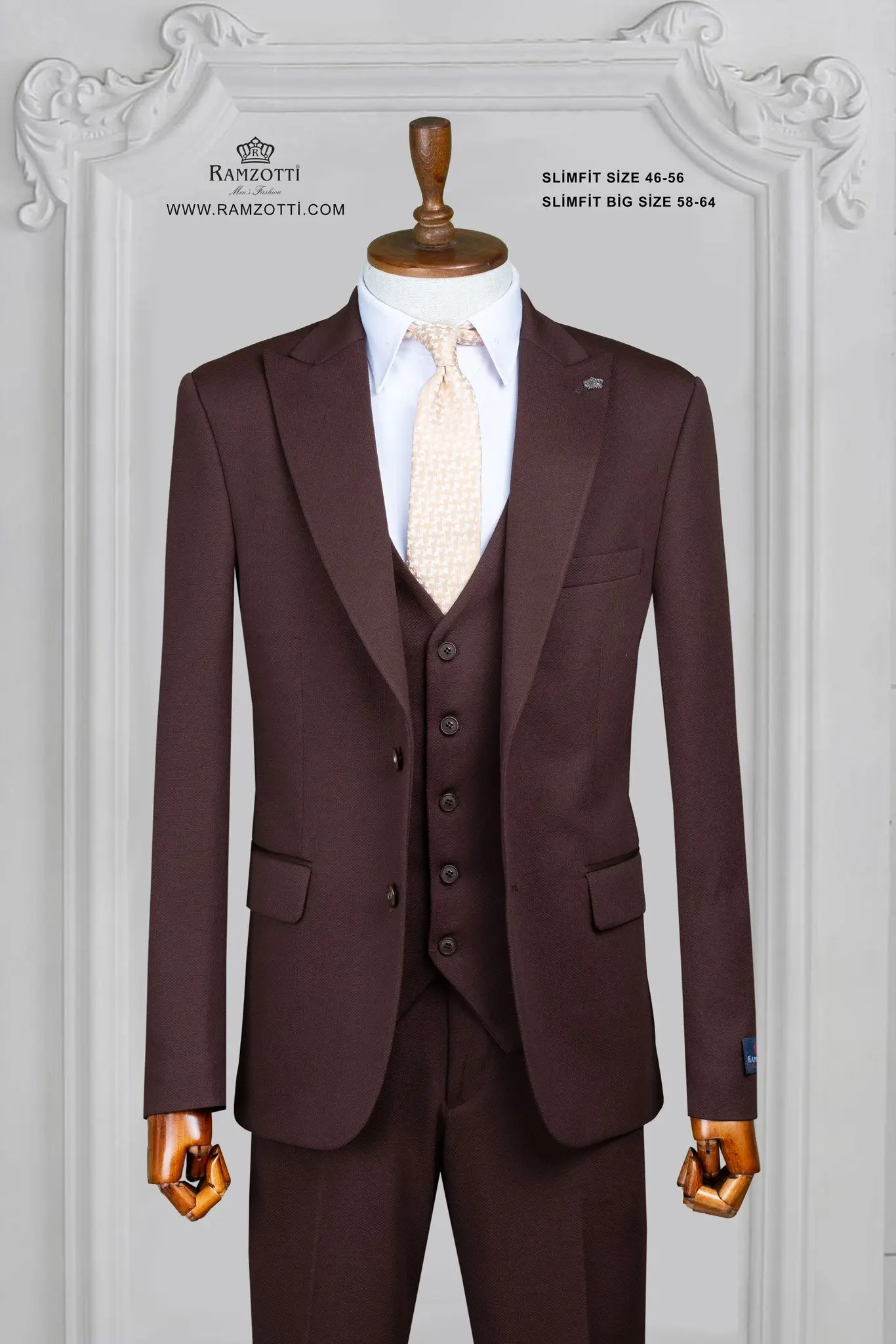 New Business Men's Suit Three-piece British Slim Fit Wedding Dress Multi-color Large Size Suit Best Man's Suit