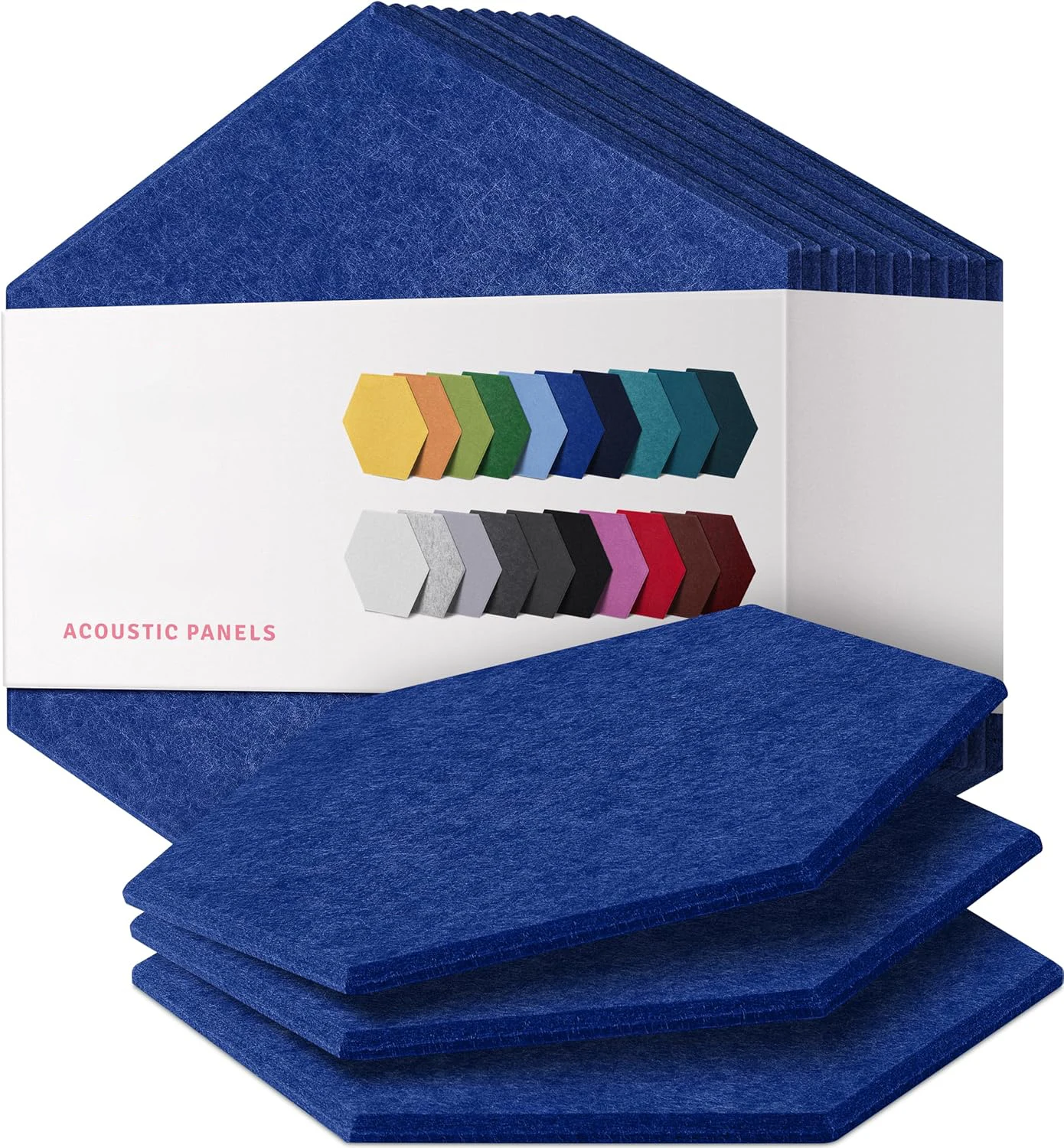 YuanYuan Modern Design Soundproof Honeycomb 3D Pet Felt Acoustic Panel for Studio Soundproofing