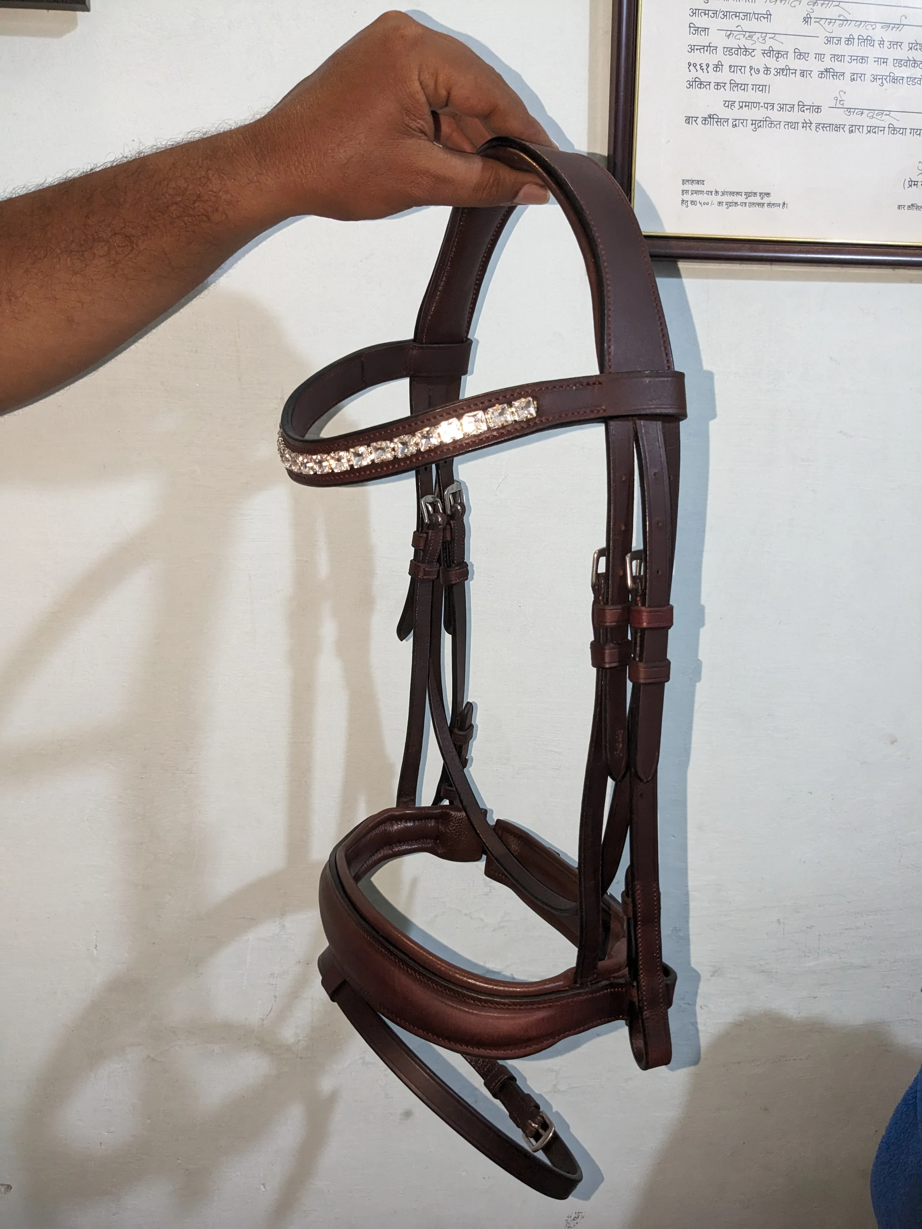 Dressage Bridle Equestrian Horse Bridle Original Genuine Premium Leather Comfortable Strong