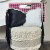Pink & Black Checkered