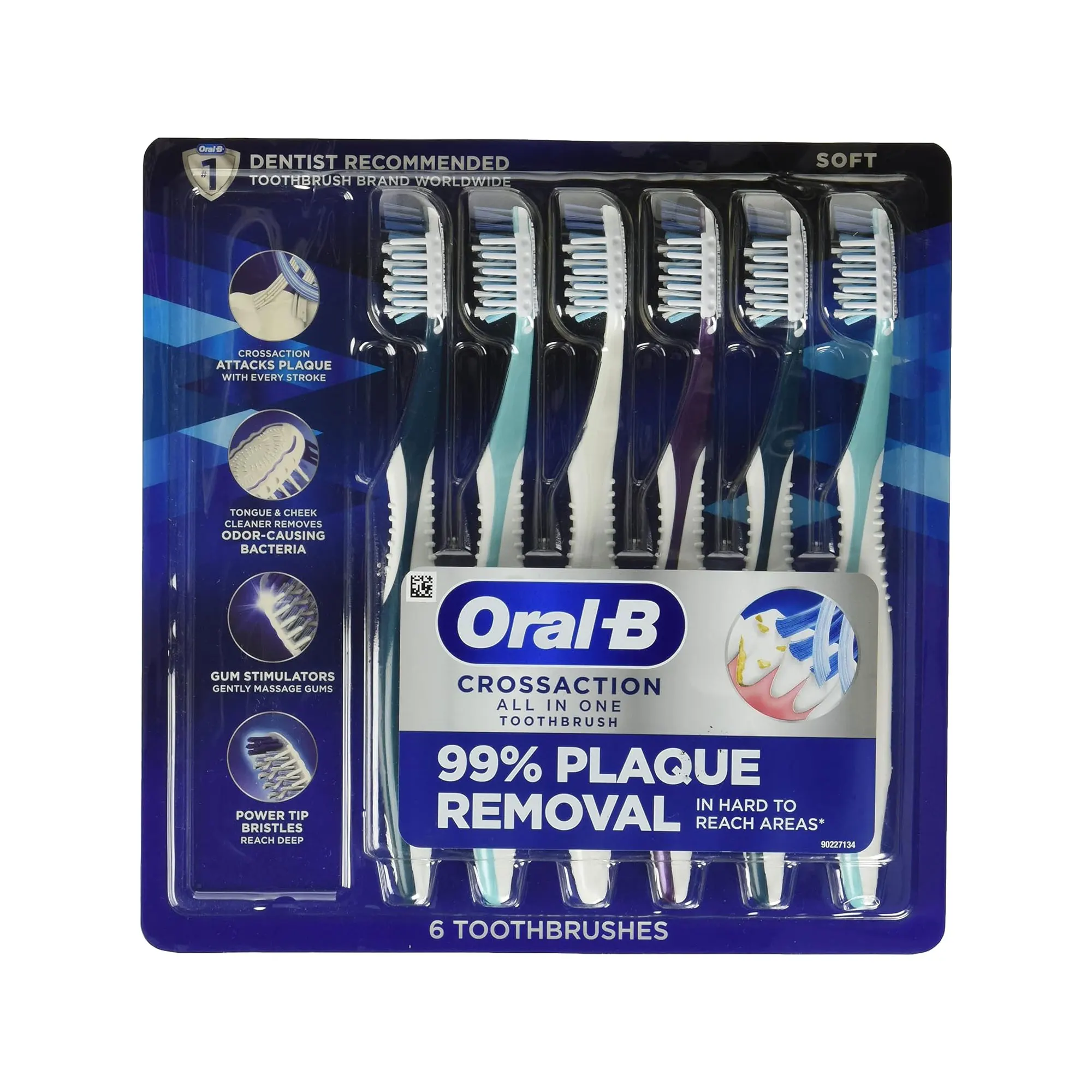 Professional Plaque Removal: Oral-b Crossaction All In One Soft ...