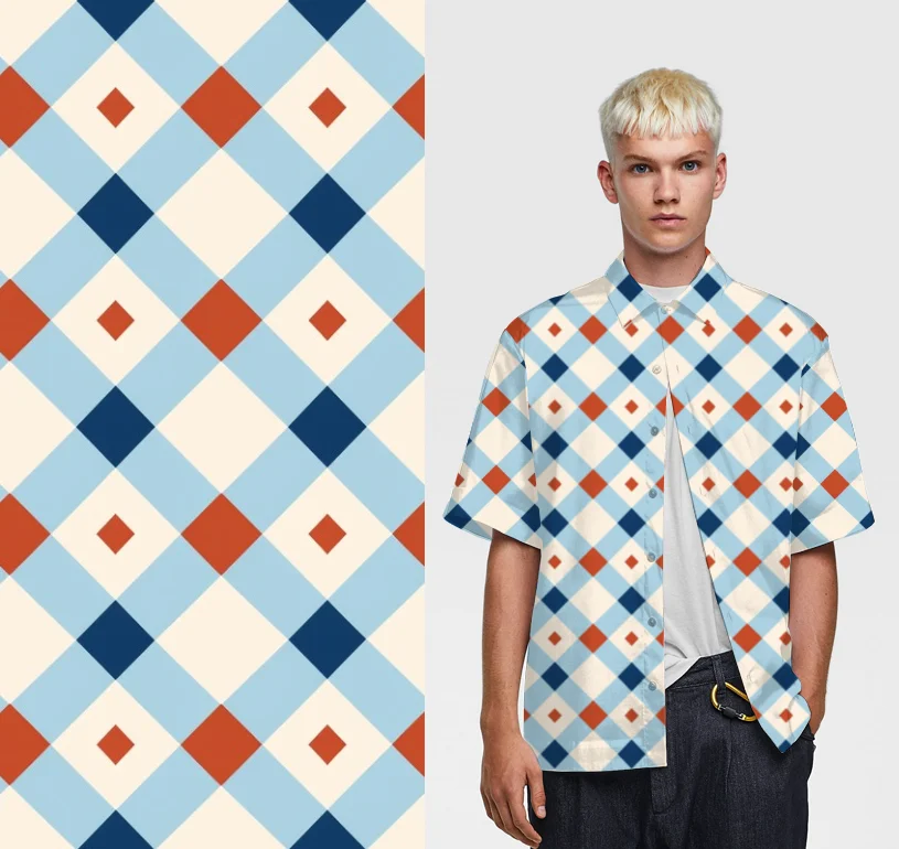 Camicia hawaii Manfinity Chillmode da uomo tessuto hawaiano