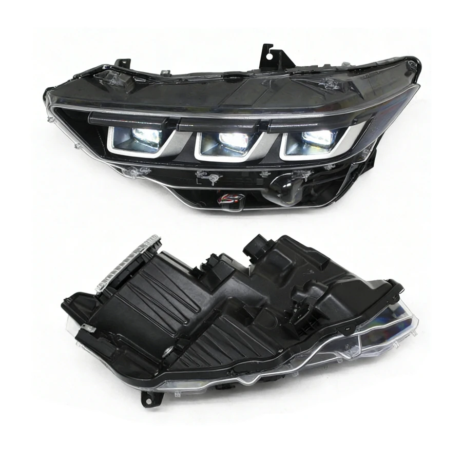 PR3Z13008U Full LED Headlight for Ford Mustang 2024 2025 Front Lamp Assembly DRL Sequential High Beam Aftermarket Spare Part