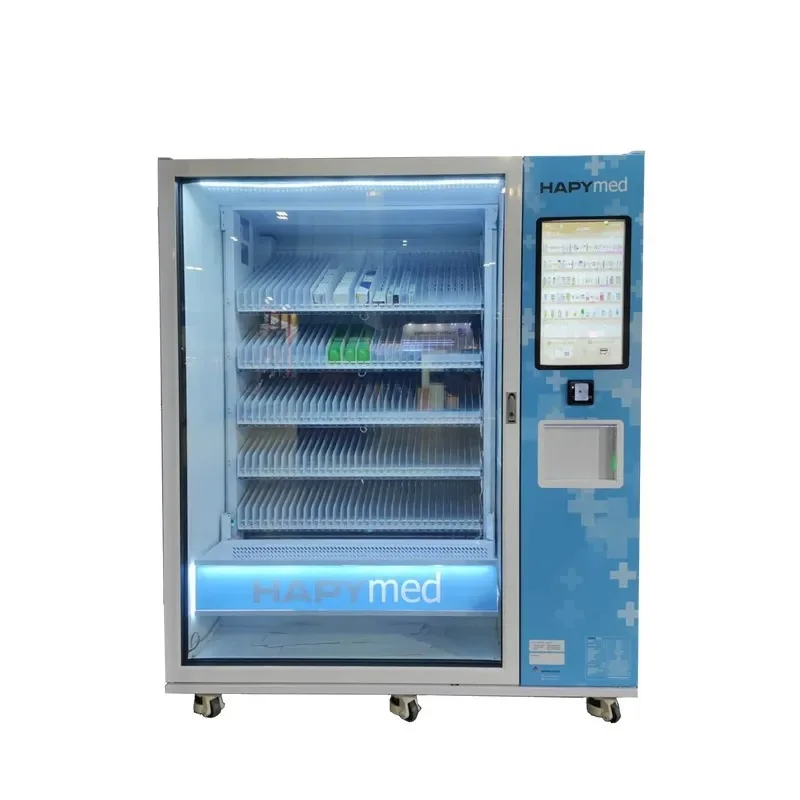 Комбинированный автомат для конфет и закусок большой емкости удобного магазина